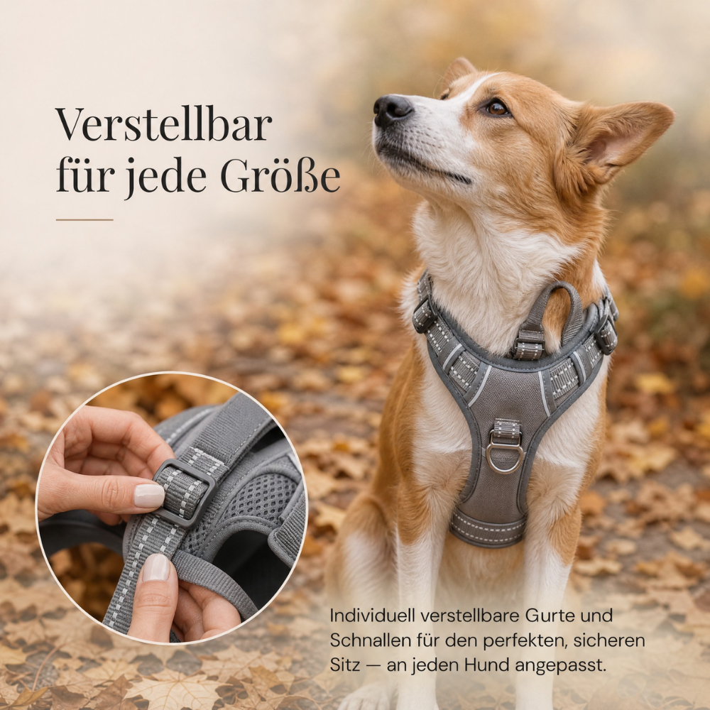 Brustgeschirr für Hunde "Das Geschirr das nicht zieht"