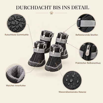 Outdoor Hundeschuhe - wasserdicht & rutschfest