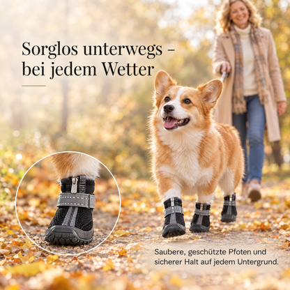 Outdoor Hundeschuhe - wasserdicht & rutschfest