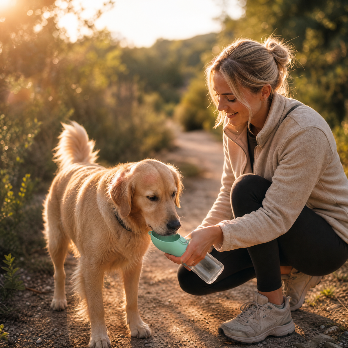 To-Go Hundeflasche - Abenteuer ohne Durst