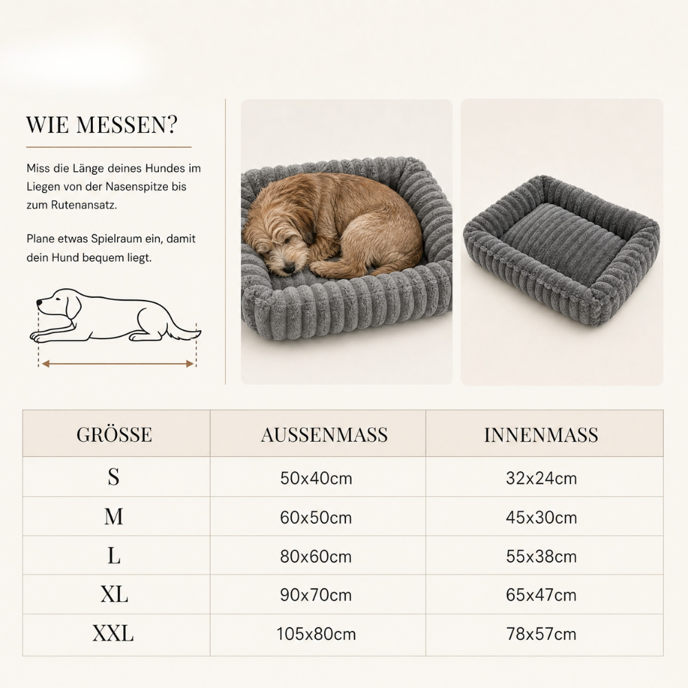 Orthopädisches Hundebett Noro - Für gesunden Schlaf