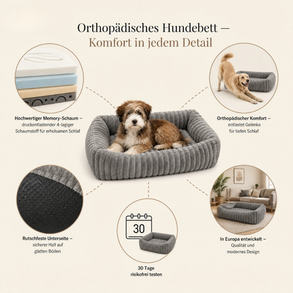 Orthopädisches Hundebett Noro - Für gesunden Schlaf