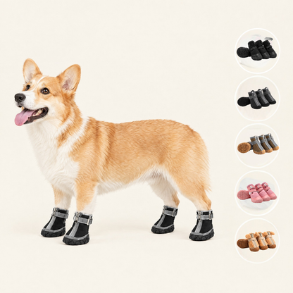 Outdoor Hundeschuhe - wasserdicht & rutschfest