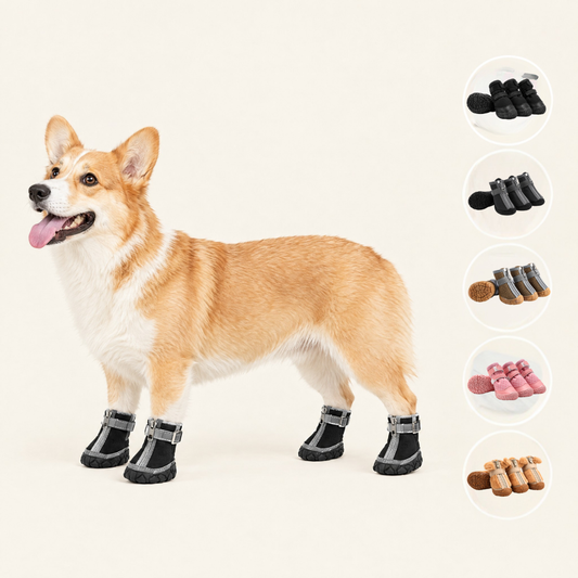 Outdoor Hundeschuhe - wasserdicht & rutschfest